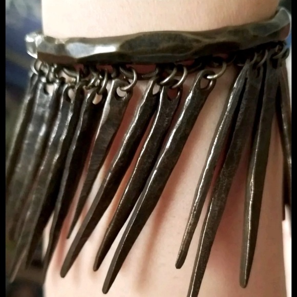 Theory Antique Bronze Luau Cuff Bracelet - Picture 2 of 4